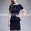 Summer dress suit short sleeved dress office ladies airline stewardess uniform custom made welcome