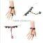 Europe fashion lace jewelry sets wholesale windmill charm bracelet jewelry with ring set