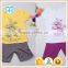 100% Cotton Baby girls flower print children clothing wear sport girl clothing sets