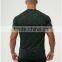 Fitness Slub T-Shirt Mens Raglan Short Sleeve Gym T Shirt Blank Design Fitness T Shirt Heather Polyester Spandex Performance Tee
