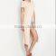 Women blank cotton longline design t shirt