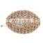 cz Micro Pave Brass Oval Beads