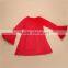 Girls 2 pieces sets girls christmas clothing dress baby wholesale girls boutique clothes kids red top sets