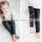Manufactures wholesale gold sequin new pants design for girl fashion sequins pants for baby wear go school