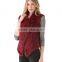 SJ022-01 Fashion 2016 Women Handknit Fur Vest/2016 Women Vest
