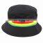 China Factory OEM New Fashion Womens Girls Rainbow Summer Boonie Beach Outdoor Sunscreen Bucket Hat