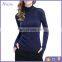 Woolen Turtleneck Long Sleeve Hollow Sweater For Women