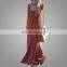  OEM China Supplier Abaya Latest Design Ethic Muslim Dress Muslim Long Sleeve Maxi Dress