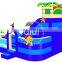 commercial grade inflatable water slide Tropical paradise water slide with pool
