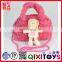 EN71 cute fashionable plush doll toy hand bag for girls