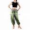 NAPAT Harem Loose Woman Pants Back Elastic waist Yoga Casual Female Trousers Long Straight Linen Printed Cotton Waist