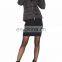 black fur trimmed parka detachable hood women clothing leather jacket with fur collar