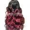 Body wave red hair extension virhin full lace wigs