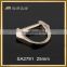 Song A SA2791 Zinc alloy metal d ring piercing for hand bag/belt