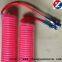 polyurethane pneumatic recoil/spiral/spring air hose/tube/tubing
