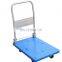 Household Mute folding cart/Stainless steel plate barn carrying Trolley