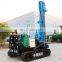 Hengwang CE  3-5 meter long solar pile driver,screw spiral drill rig,screw drilling machine for sales