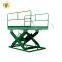 7LSJG Jinan SevenLift stationary electric hydraulic movable hand double scissor lifter stage platform