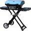 Folding gas bbq grill