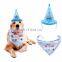 Cute pet hats cap birthday pet party hat dog bandana