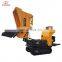 Chinese CE certificated self-loading hydraulic mini dumper crawler type