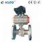 304 316 Flange Pneumatic Actuated Stainless Steel Ball Valve