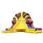 3 Lanes Inflatable Vulcano Slide Kids Bouncy Castle Slide For Sale