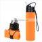 Botellas De Agua Plegables De Silicona Flexible Collapsible Folding Silicone Water Bottle