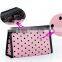 Square cute spot cosmetic pouch, the newest arrival