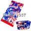 100% Polyester Material And Printed Style Headband Bandana