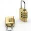 Top safety china factory direct sale cheap high quality 20-40mm combination brass padlock with 3 digital 4 digital