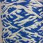 Factory direct sale multicolor mixed microfiber mop yarn blue and white mop yarn