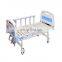 high quality ABS Head folding Double crank two function hospital bed