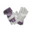 High performance Hard Wearing mens leather work gloves leather working gloves with rubberized cuff
