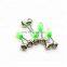 Durable Fishing Bite Alarms Fishing Rod Stalk Bells Clamp Tip ABS Green