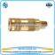 Pneumatic quick release coupling, long stem series manual connect, quick connect couplers