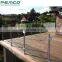 Outdoor balcony railing glass balustrade fittings prices handrail