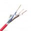 high quality 2x0.5mm cores fire alarm cable red alarm cable for security system