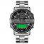 New Skmei Wholesale 1898 Stainless Steel Men Chronograph Analog Digital Wrist Watches