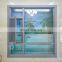 Modern luxury aluminium alloy frame glass awning window price for garden