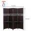 4 panel divider sliding wall wooden foldable living room screen