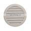 weather-proof round plastic louver external fresh air vent grilles