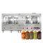 Bottle rising aseptic fruit juice filling beverage machines and capping monoblock