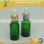 20ml personal care green glass essential oil bottle with stopper