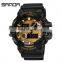 SANDA 780 Men Sports Outdoor Analog Date Day Showed Military Army Watch Digital