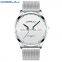 Crrju 2167 New Minimal Men Quartz Watches Stainless Steel Luxury Original Crrju Watch