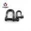 Fashion High Quality Metal Black Shackle For Bracelet