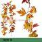 Wedding Event Christmas Halloween Outdoor Decorations Indoor Thanksgiving Autumn Maple Leaf Garland Fall Decor Hanging
