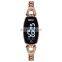 Original hand touch ladies wristwatch Skmei 1588 luxury led light display digital movement women watches