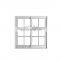 security double glass grill design sliding windows for house